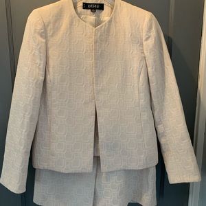 Kasper Women’s Cream 3 Piece Skirt Suit and Blazer
